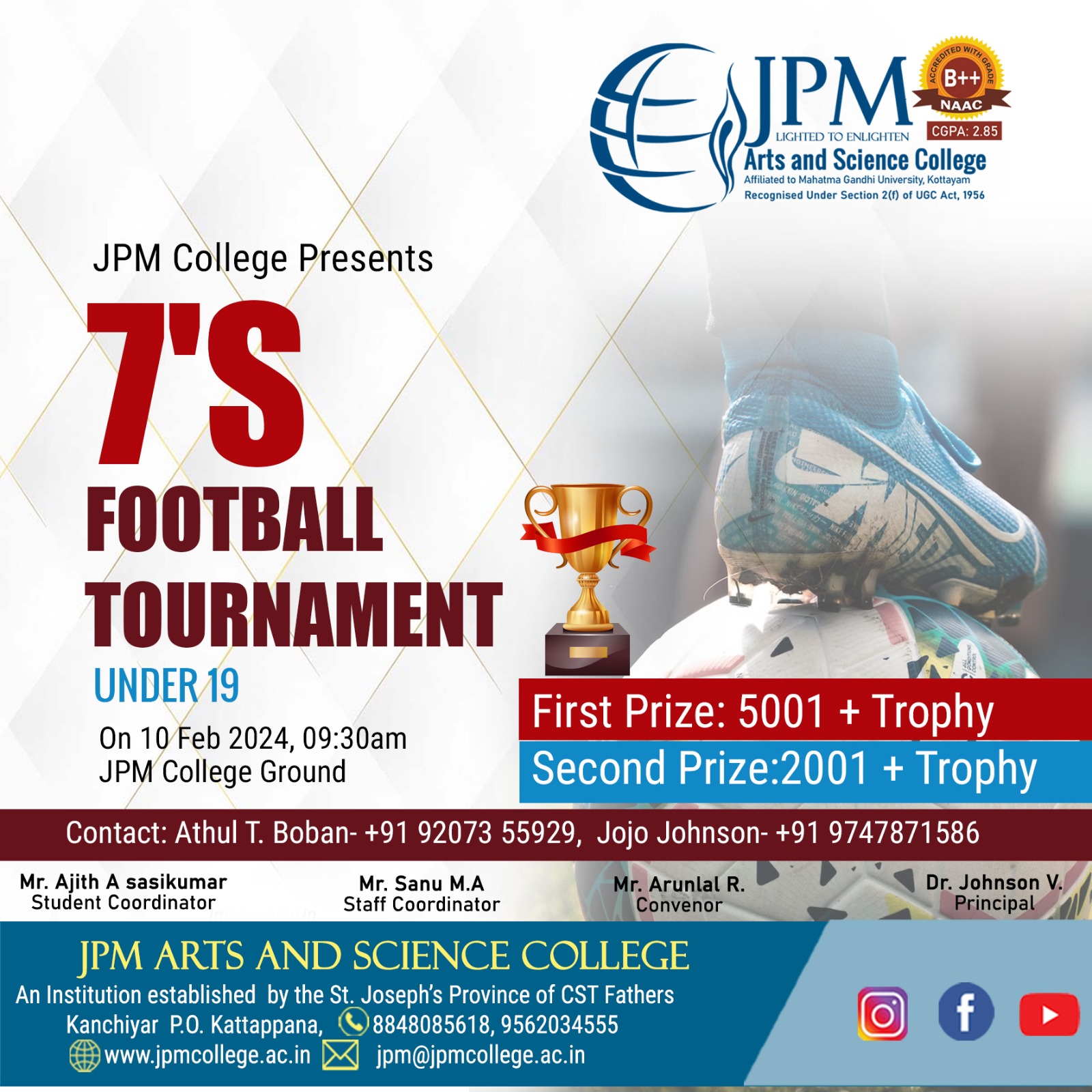 Under-19 Sevens Football Tournament